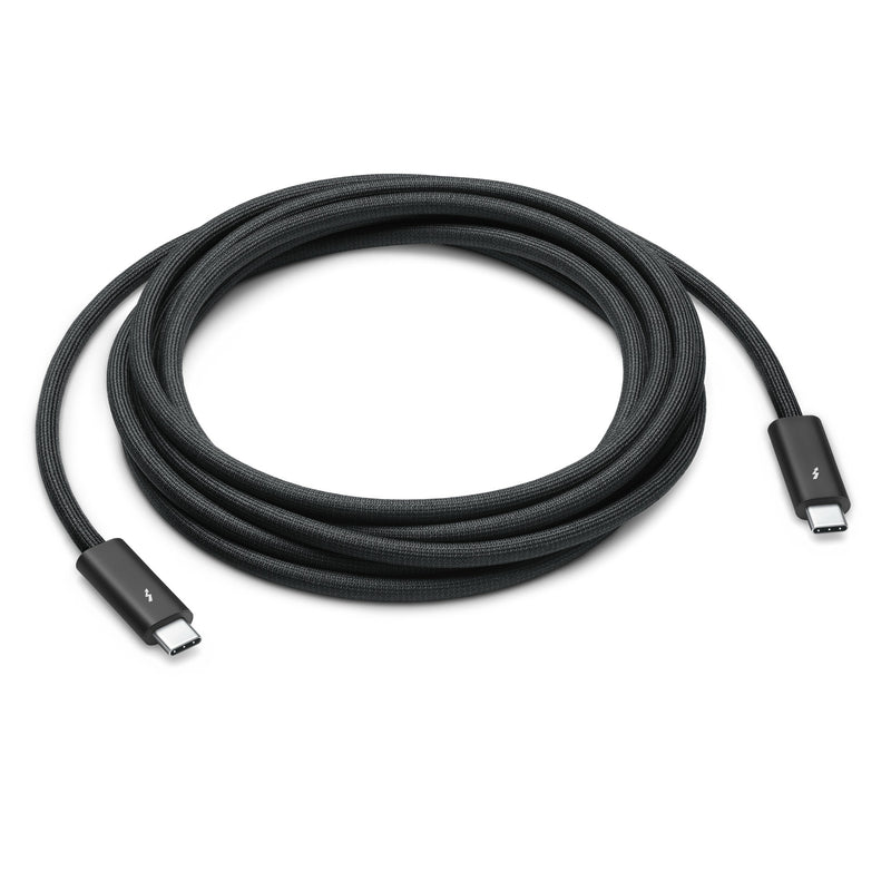 Apple Thunderbolt 4 Pro - Thunderbolt cable - USB-C (M) to USB-C (M) - USB 3.2 / USB4 / Thunderbolt 3 / Thunderbolt 4 / DisplayPort - 3 m - active, Da