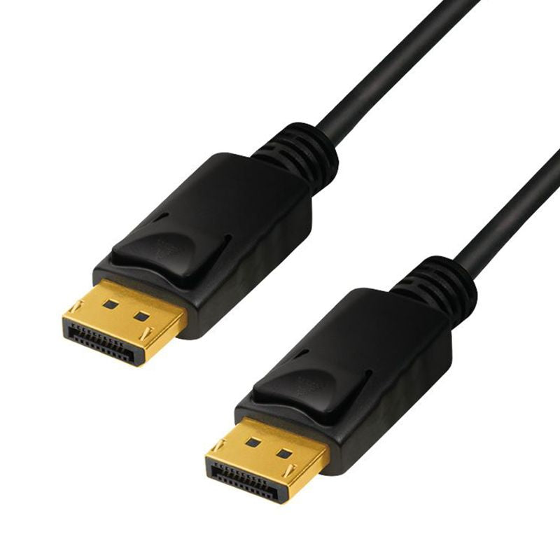 LogiLink DisplayPort 1.4 (ST-ST) 2m Anschlusskabel 8K 60Hz Schwarz