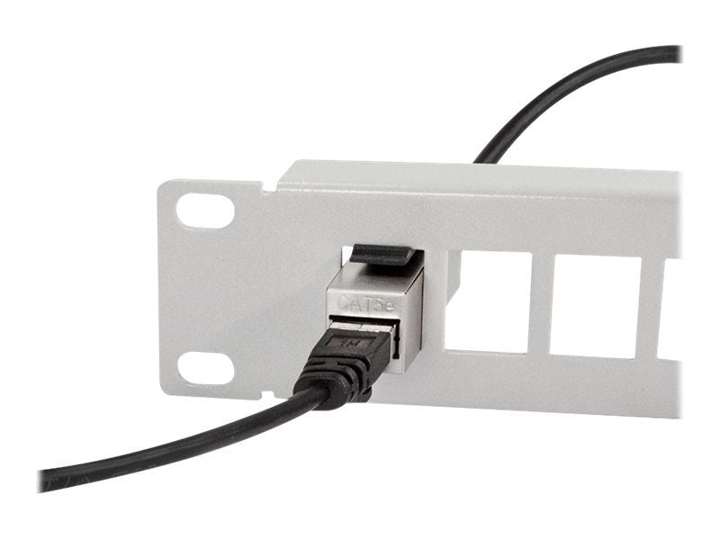 Keystone Coupler Cat.5e STP, 2xRJ45, metal, shielded