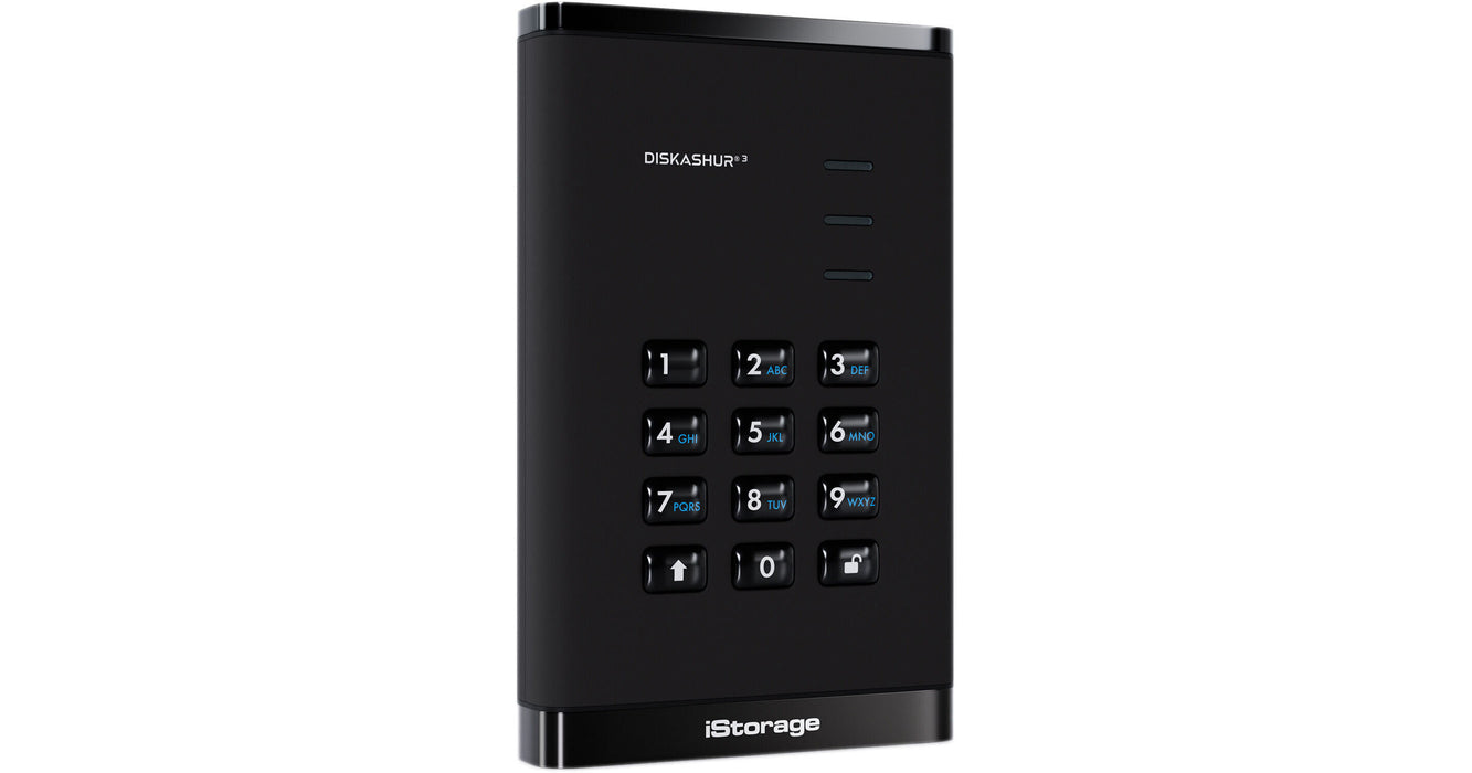 diskAshur3 SSD 256-bit 512GB - Black
