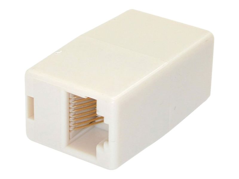 StarTech.com Cat5e RJ45 Modular Inline Coupler - modular inline coupler - Ethernet coupler - cat5e coupler - Network coupler - RJ-45 (F) to RJ-45 (F)