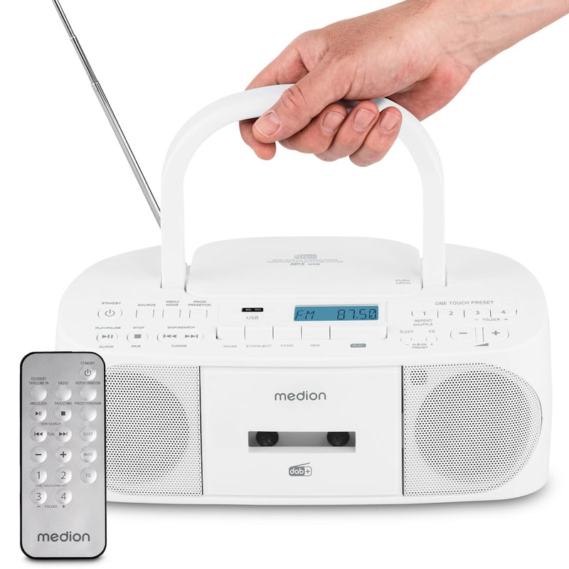 MEDION® LIFE® DRX-1 Plus Boombox weiß