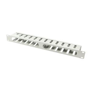 Kabelpanel 19 1HE, mit Abdeckung, grau LogiLink