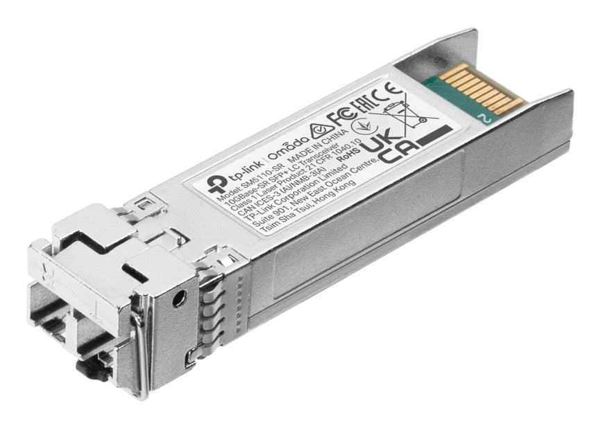 TP-Link TL-SM5110-SR - SFP+ transceiver module - 10GbE - 10GBase-SR - LC/UPC multi-mode - up to 300 m - 850 nm - for JetStream TL-SG3428X, TL-SG3452XP