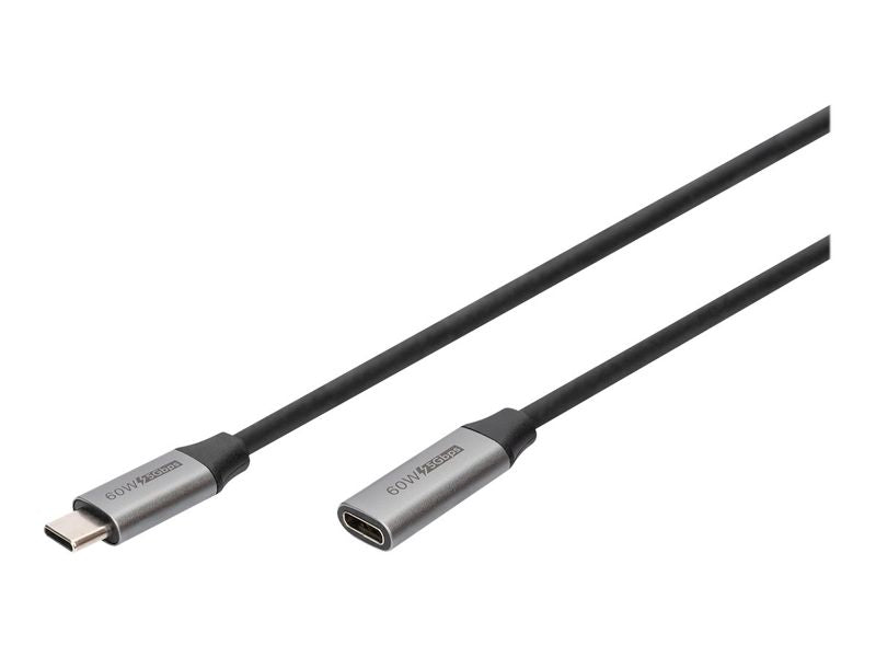 DIGITUS Verlängerungskabel USB3.0/C -> C St/St 1m schwarz