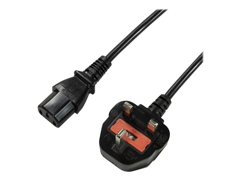 Logilink Power cable, BS 1363 (UK) to IEC C13, black, 1.8 m