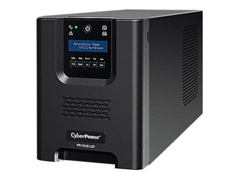 CyberPower PR1500ELCD uninterruptible power supply (UPS) 1.5 kVA 1350 W 8 AC outlet(s)