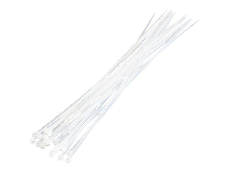Logilink Cable tie, PA66, 100 pcs., transparent, W: 4.4 mm, L: 400 mm