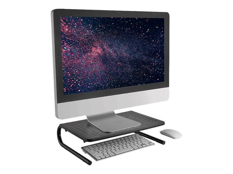 LogiLink Aufstellung - für Monitor/Notebook - Kunststoff, rostfreier Stahl, Aluminium - Bildschirmgr