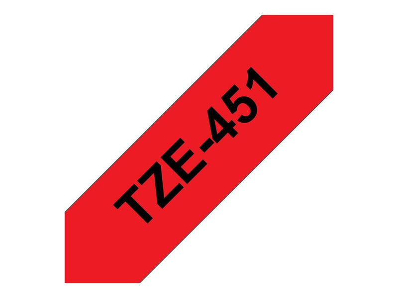 TZE-451 LAMINATED TAPE 24MM 8M