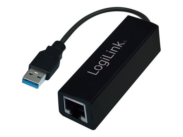 LogiLink USB 3.0 > RJ45 (ST-BU) Adapter Schwarz