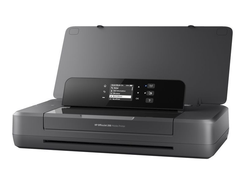 HP Officejet 200 Mobile Printer - Printer - colour - ink-jet - A4/Legal - 1200 x 1200 dpi - up to 20 ppm (mono) / up to 19 ppm (colour) - capacity: 50