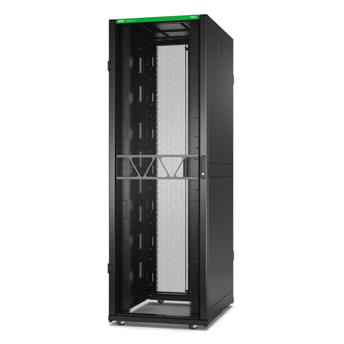 APC NetShelter SX Gen 2 - Rack cabinet - 2258H x 750W x 1070D mm, with Sides - floor-standing - black - 48U - 19" - TAA Compliant - for P/N: SMT1000RM