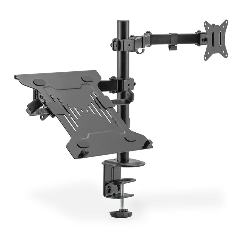 DIGITUS Single Monitorhalterung & Notebookhalterung, 1x32, 2x 9 kg