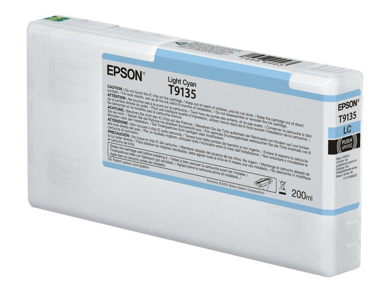 Epson Tintenpatrone light cyan T 913 200 ml T 9135