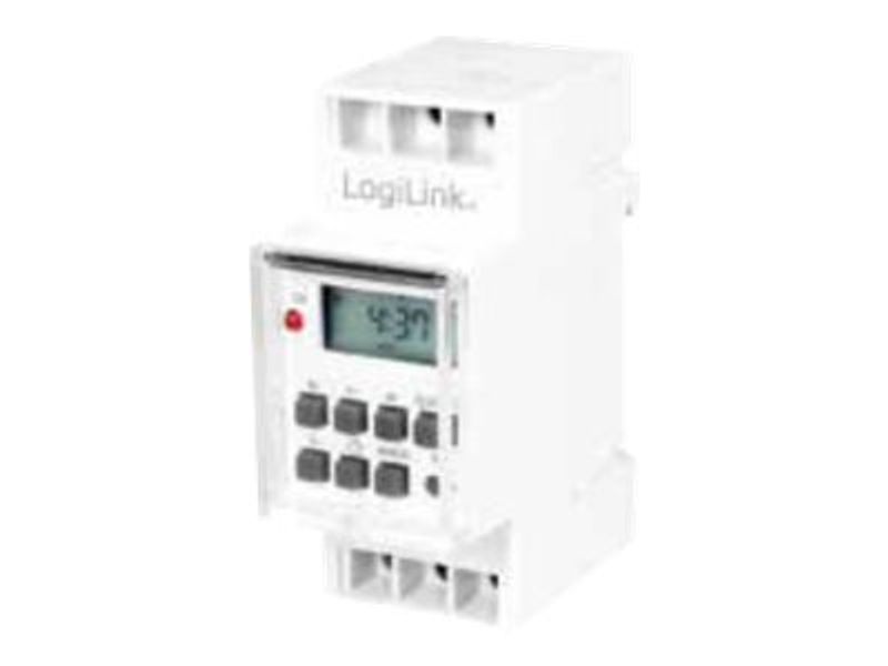 Logilink Time Switch, DIN rail digital timer
