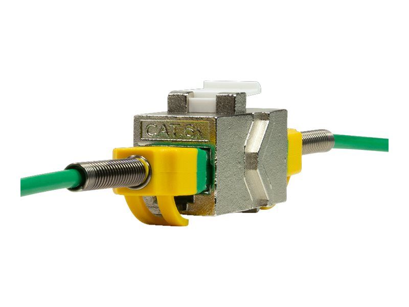Keystone coupler Cat.6A STP, 2xRJ45, EconLine