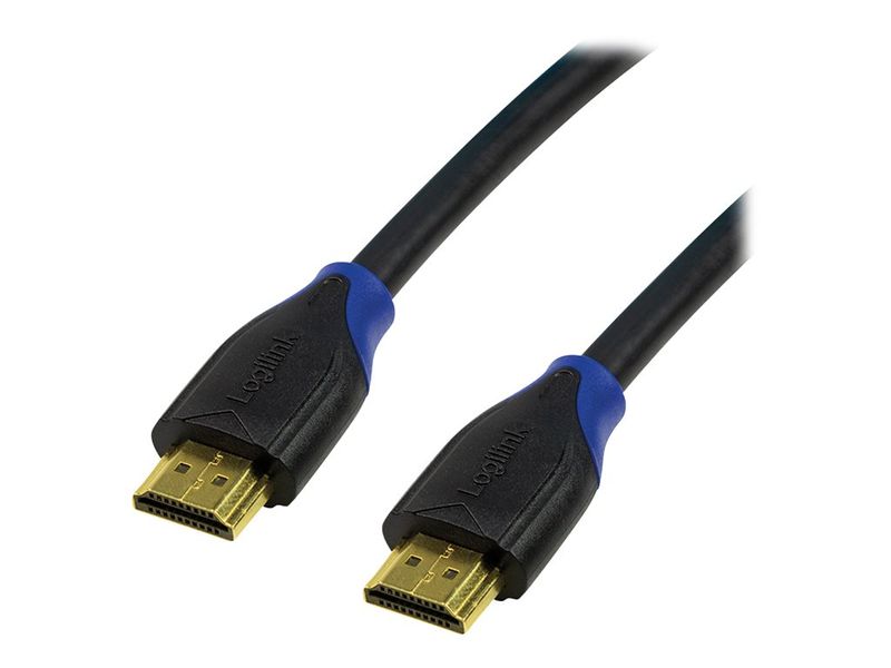 Logilink HDMI-Kabel Ethernet High Speed. 4K2K/60Hz.5.00m sw. bulk