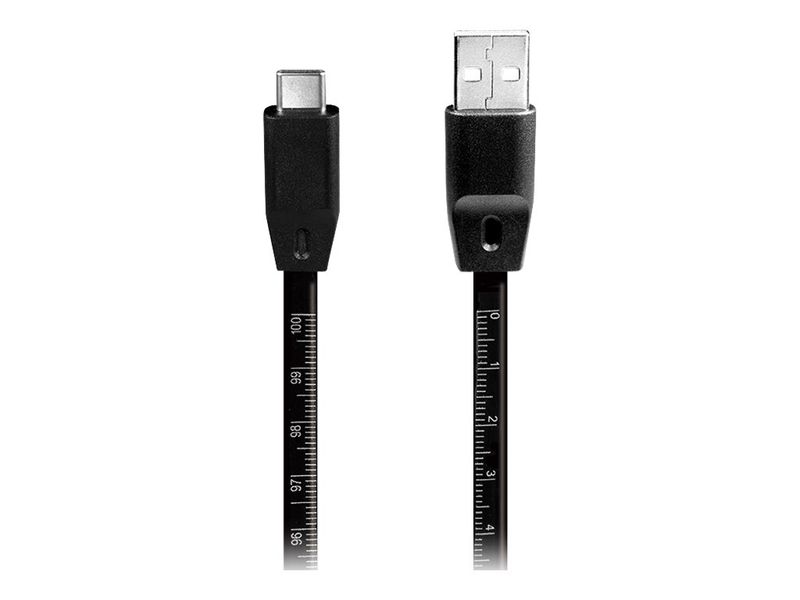 Logilink USB 2.0 Kabel zu USB-C Stecker, schwarz,1,0m