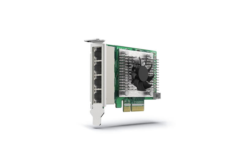 Quad port 2.5GbE 4-speed Network card