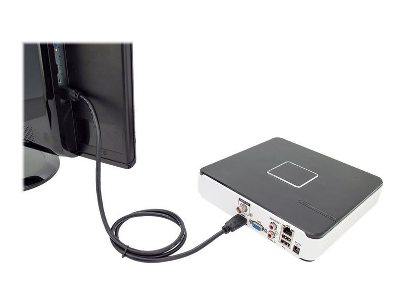 DIGITUS HDMI-Kabel A->A Ethernet St/St 5.0m schwarz 4K