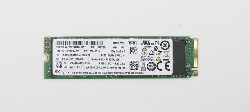 PCIe 4.0 x4 interface