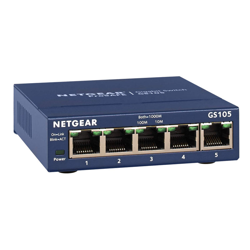 ProSAFE 5-Port Gigabit Unmanaged Desktop Switch