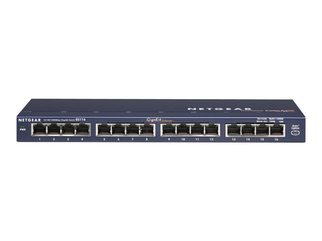 ProSAFE 16-Port Gigabit Unmanaged Desktop Switch