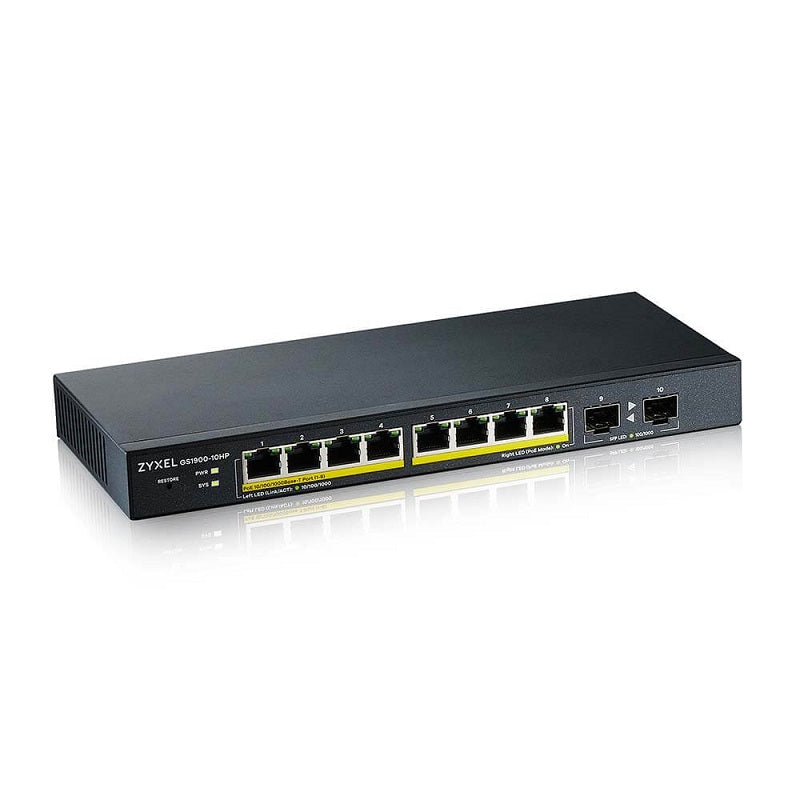 Zyxel GS1900 Series GS1900-8 - Switch - managed - smart - 8 x 10/100/1000 - desktop, rack-mountable