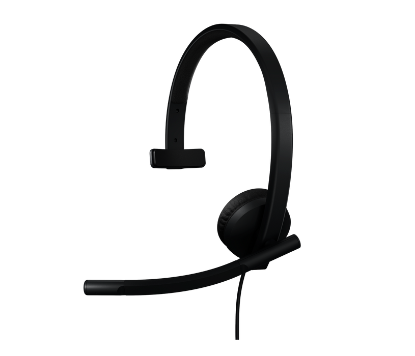 Logitech H570e - Headset - on-ear - wired - USB-C - Certified for Microsoft Teams