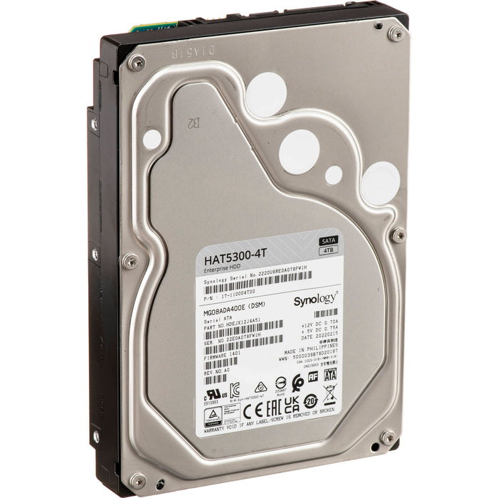 Synology HAT5300 - Hard drive - 4 TB - internal - 3.5" - SATA 6Gb/s - 7200 rpm - buffer: 256 MB