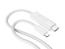 HyperDrive - Adapter cable - USB-C male to HDMI male - 2.5 m - white - 4K60Hz support, DP Alt mode support