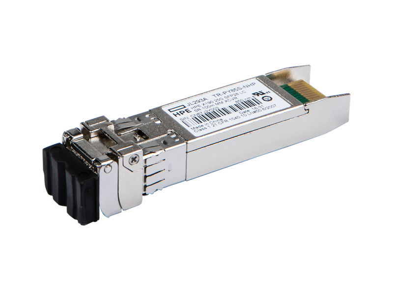 HPE X190 - SFP28 transceiver module - 25GbE - 25GBase-SR - LC single-mode - up to 100 m - for P/N: JQ074A, JQ074AR, Q6M27A, Q6M27AR, Q6M28A, Q6M28AR,