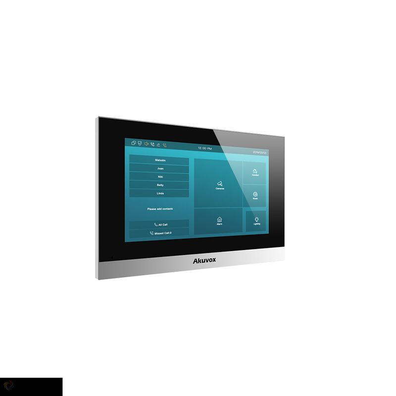 Indoor-Station C313S with logo Touch Screen POE silver