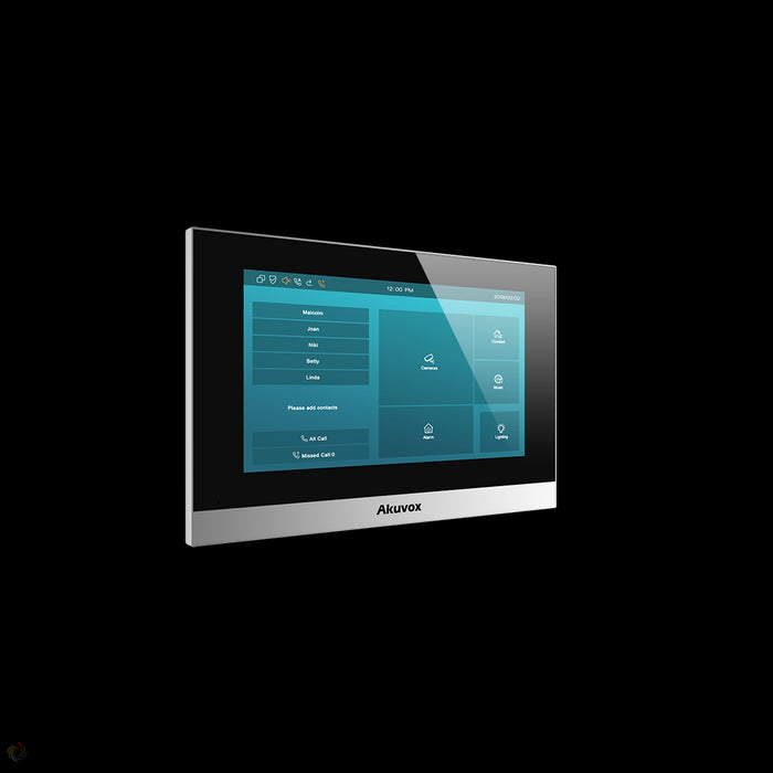 Indoor-Station C313S with logo Touch Screen POE silver