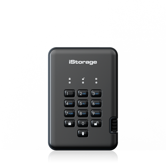 diskAshur3 SSD 256-bit 8TB - Black