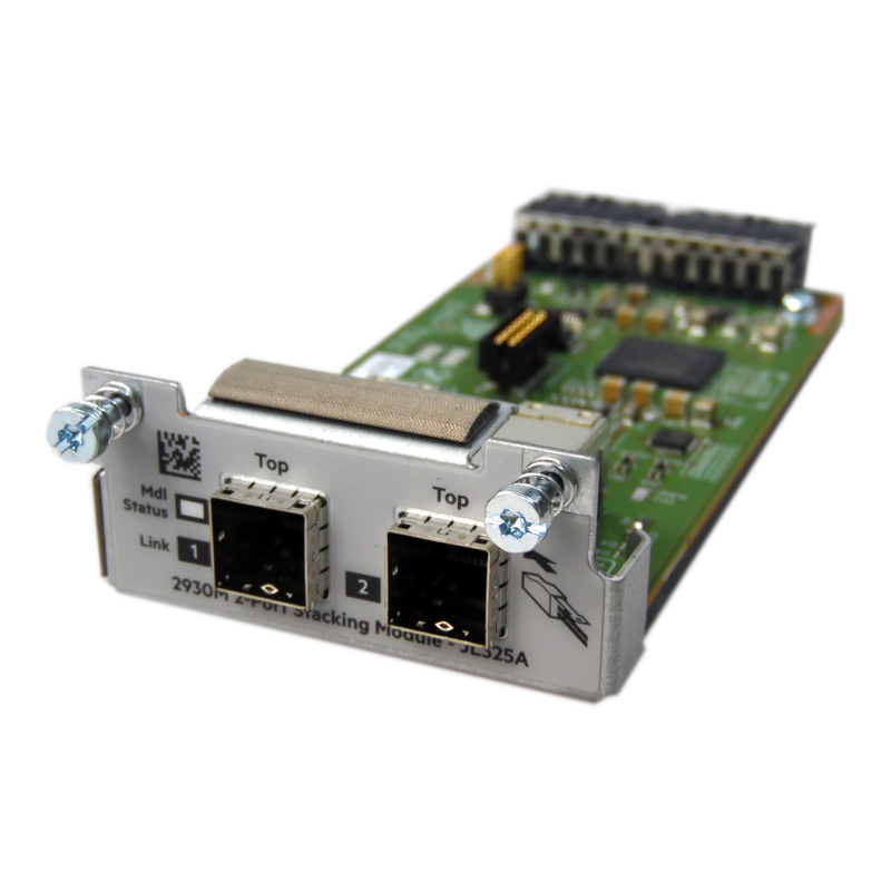 HPE Aruba - Network stacking module 2 - for HPE Aruba 2930M 24 Smart Rate POE+ 1-Slot