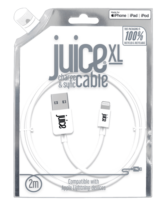 2M ROUND LIGHTNING CABLE