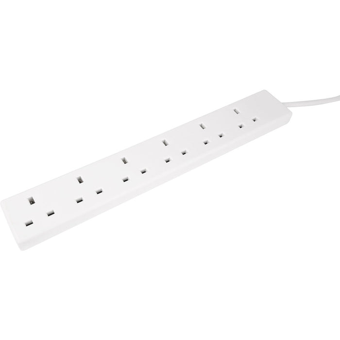 5M EXT. BLOCK UK TO 4XUK SOCKET