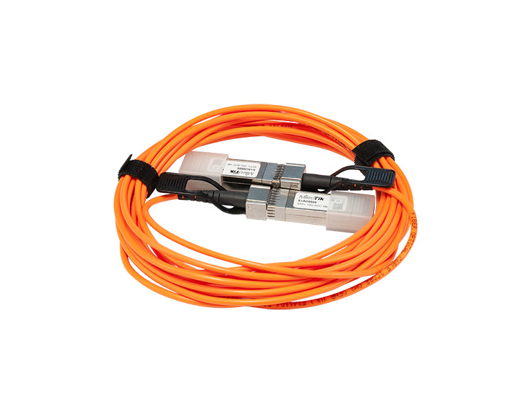 Mikrotik S+AO0005 fibre optic cable 5 m SFP+ Orange