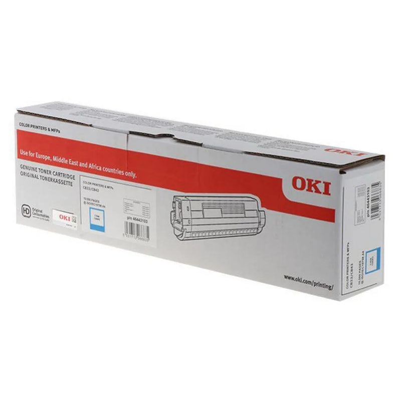 OKI C823 TONER CYAN HC (46443103)