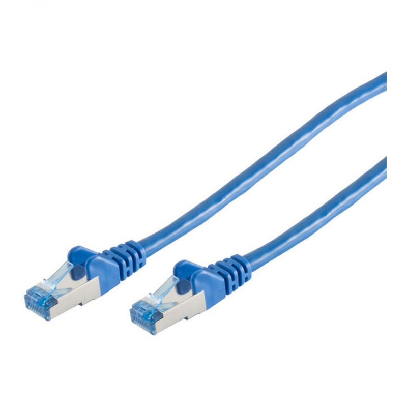 Patchkabel CAT6a RJ45 S/FTP PiMF 5m Blau