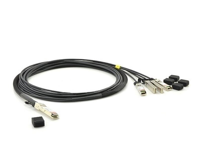 Passive copper split cable IB twin port