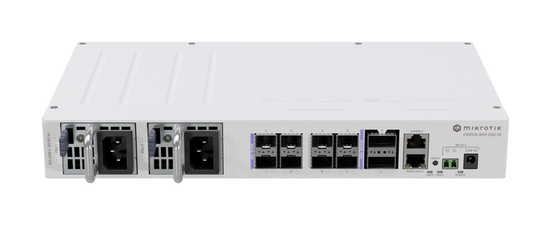 Mikrotik CRS510-8XS-2XQ-IN network switch L3 Fast Ethernet (10/100) Power over Ethernet (PoE) White
