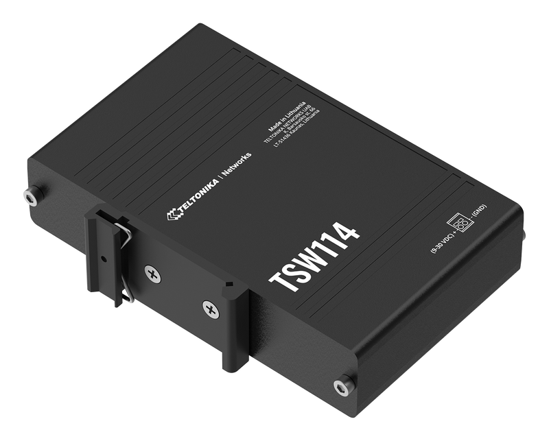 Teltonika TSW114 Gigabit Switch with DIN Rail