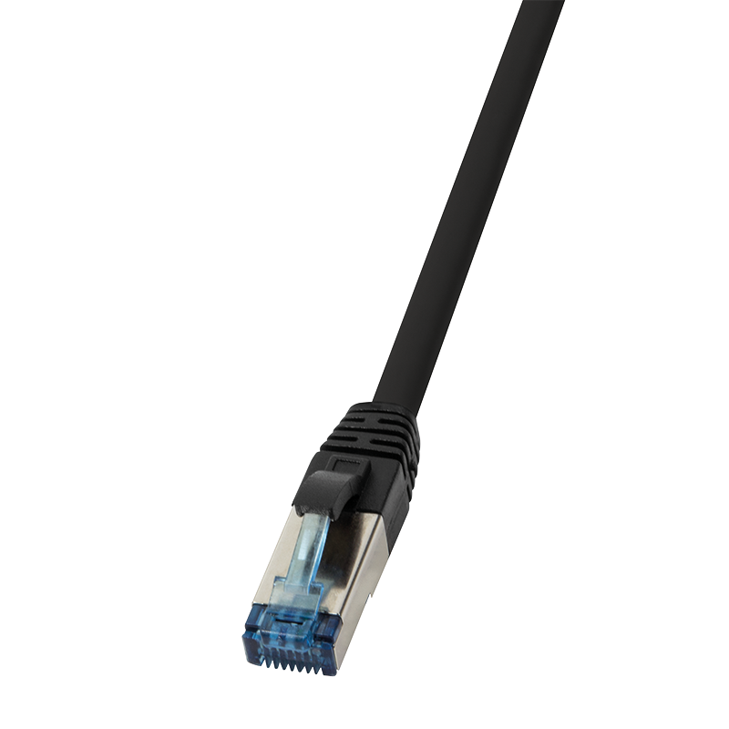 Patchkabel CAT6a RJ45 S/FTP PiMF 3m Schwarz