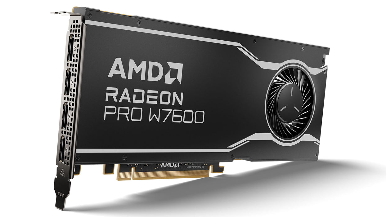 AMD Radeon Pro W7500 - Graphics card - Radeon Pro W7500 - 8 GB GDDR6 - PCIe 4.0 x8 - 4 x DisplayPort