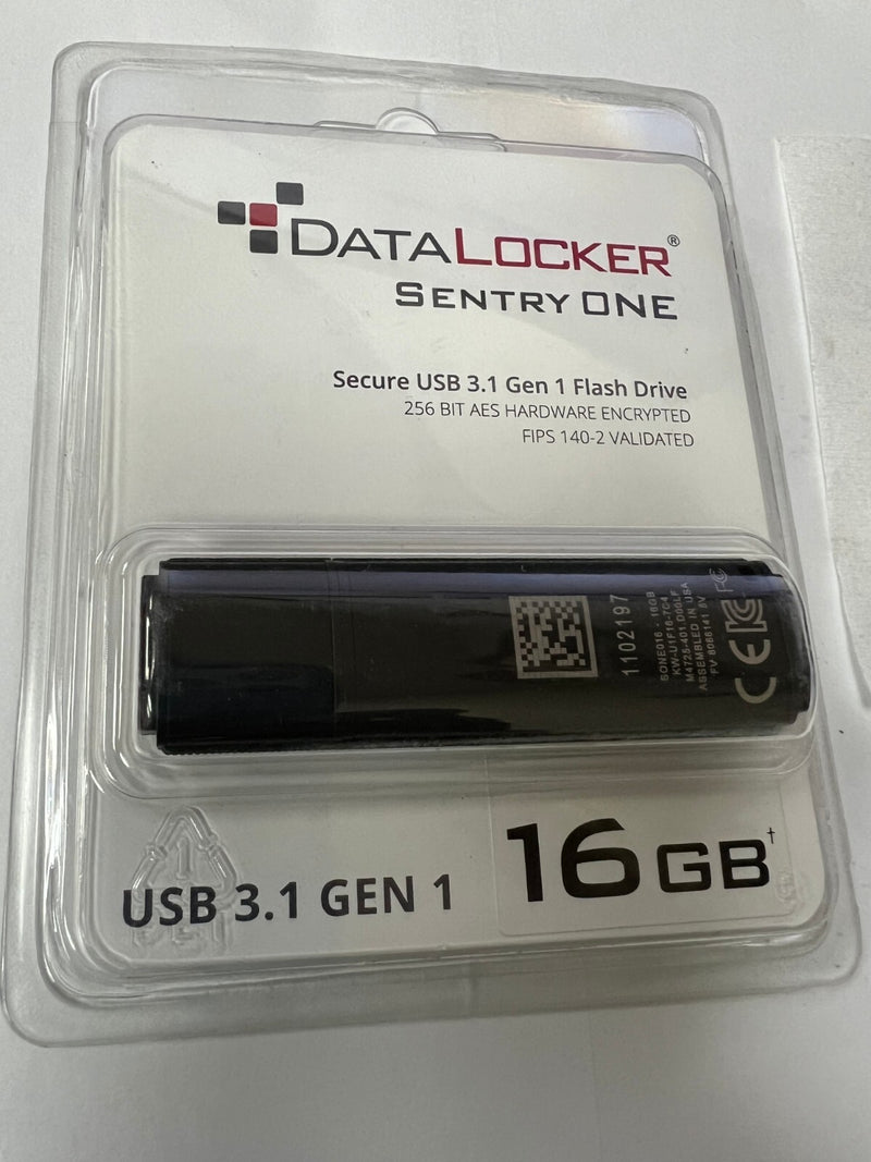 Sentry One Secure USB 3.1 GEN 1 FIPS 140-2 Level 3 256-BIT AES 16GB