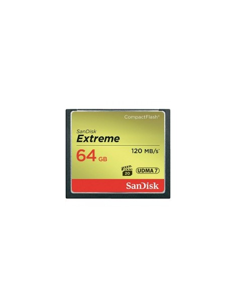 SanDisk Extreme - Flash memory card - 64 GB - 567x - CompactFlash