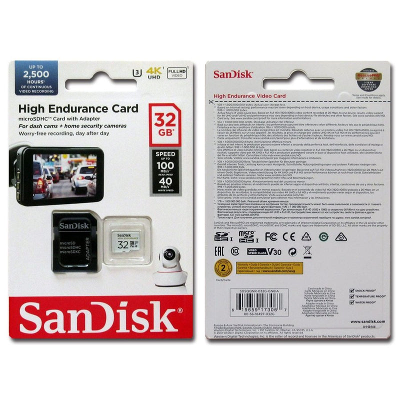 SanDisk High Endurance 32 GB MicroSDHC UHS-I Class 10